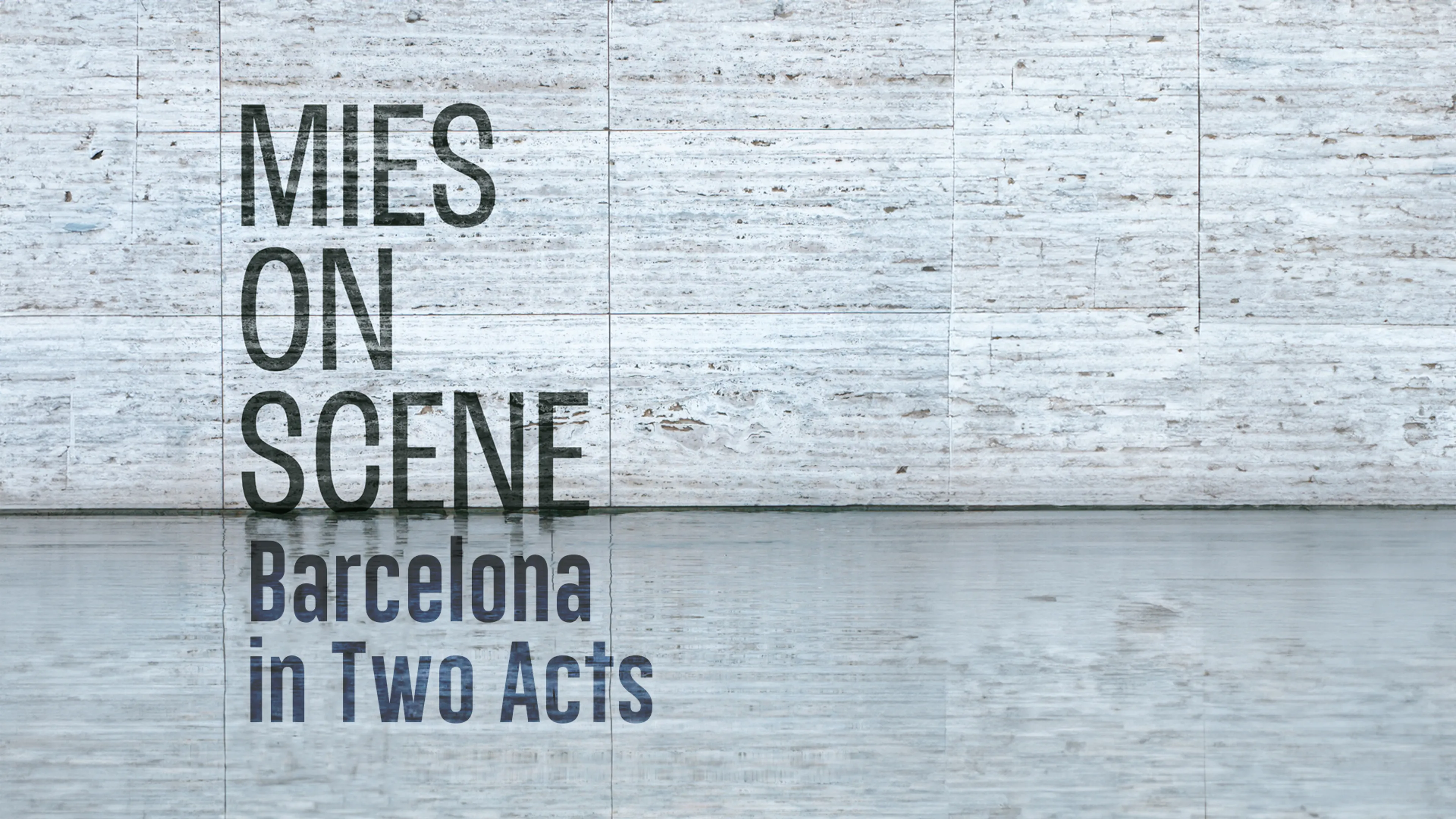 Mies on Scene: Barcelona in Two Acts poster